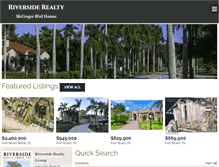 Tablet Screenshot of mcgregor-homes.com